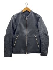 画像：レザージャケット・ブルゾン/M/ポリエステル/BLK/L17SS-17//