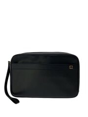 画像：セカンドバッグ/レザー/BLK