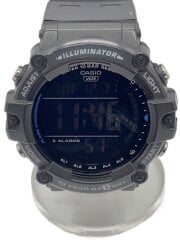 画像：クォーツ腕時計_その他/デジタル/ラバー/BLK/BLK