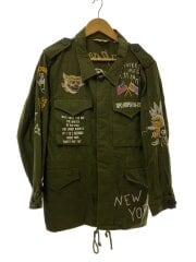 画像：ミリタリージャケット/M/コットン/KHK/6172106