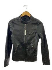 画像：シングルライダースジャケット/44/牛革/BLK/lh22-0104