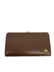 画像：がま口/長財布/牛革/BRW/アニマル/レディース/3118M113