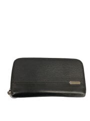 画像：長財布/レザー/BLK/無地/メンズ/282778