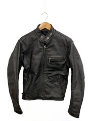 画像：60s/TALONzip/united workersシングルライダースジャケット/38/レザー/BLK/無