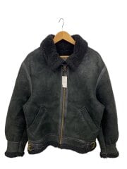 画像：B-3/フライトジャケット/38/レザー/BLK