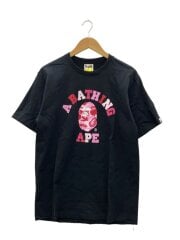 画像：ABC CAMO COLLEGE TEE/L/コットン/BLK/プリント/001TEM801005M