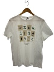 画像：半袖カットソー/M/コットン/WHT