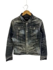 画像：Gジャン/L/デニム/BLK