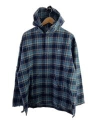 画像：パーカー/4/コットン/NVY/チェック