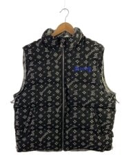 画像：ダウンジャケット/XL/コットン/BLK/総柄