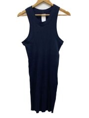 画像：ノースリーブワンピース/2/コットン/NVY/17-01345M