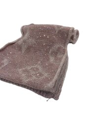 画像：マフラー/モヘア/PNK/総柄/レディース