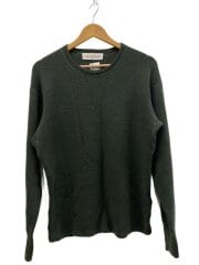 画像：ニット・セーター(薄手)/M/ウール/GRN/無地/NN-JK02F22
