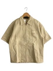 画像：半袖シャツ/XS/コットン/BEG//