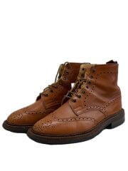 画像：レースアップブーツ/US7.5/BRW