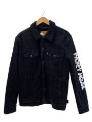画像：ジャケット/L/コットン/BLK/無地/PC9-16365-0085