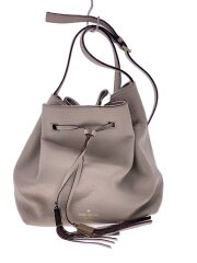 画像：ショルダーバッグ/レザー/GRY