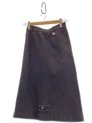 画像：スカート/46/コットン/BLK