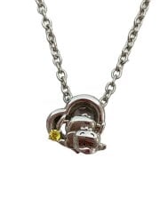 画像：ネックレス/SV925/ジルコニア/SLV/トップ有/メンズ　サンリオ　ペックル