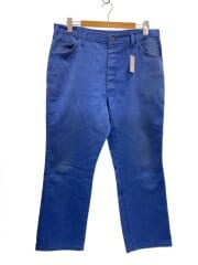 画像：70s/42TALON/ストレートパンツ/38/コットン/BLU/無地