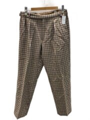 画像：ボトム/34/ウール/BEG/チェック/KS8FPT03