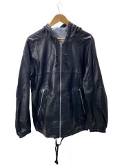 画像：レザージャケット・ブルゾン/1/羊革/BLK/bo-24a-a03