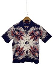 画像：半袖シャツ/44/コットン/NVY/総柄/DOUBLE G BANDANA PRINT COTTON