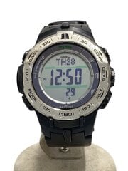 画像：ソーラー腕時計・PROTREK/デジタル/ラバー/BLK/PRW-3100-1JF//