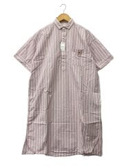 画像：半袖ワンピース/36/コットン/PNK/ボーダー/21S-WS-001