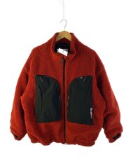 画像：ジャケット/L/ポリエステル/RED