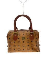 画像：ハンドバッグ/レザー/BRW/総柄