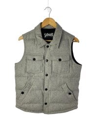 画像：ダウンベスト/S/ウール/GRY/3122025