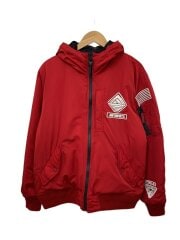 画像：フライトジャケット/XL/ポリエステル/RED/6182183