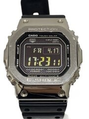 画像：ソーラー腕時計・G-SHOCK/デジタル/SLV/BLK