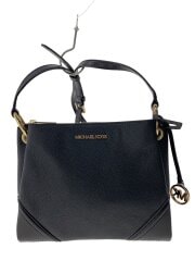 画像：ショルダーバッグ/レザー/BLK/無地/35H9GNIC9L