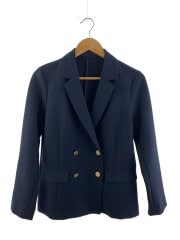画像：テーラードジャケット/S/ポリエステル/NVY/無地/166-4150351