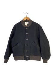 画像：スタジャン/46/--/BLK/無地