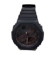 画像：クォーツ腕時計・G-SHOCK/デジアナ/ラバー/BLK/BLK/SS