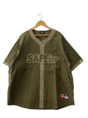 画像：半袖シャツ/XL/コットン/KHK//