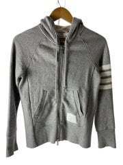 画像：ジップパーカー/0/コットン/GRY/無地/mjt022h-00535068