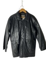 画像：コート/M/レザー/BLK/無地