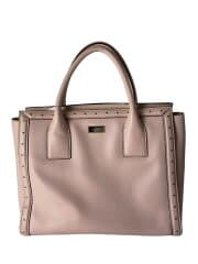 画像：トートバッグ/牛革/PNK/無地