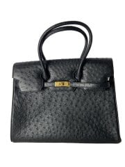 画像：ハンドバッグ/レザー/BLK