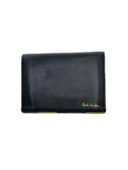 画像：カードケース/レザー/BLK/無地/メンズ