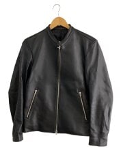 画像：レザージャケット・ブルゾン/M/羊革/BLK/L18SS-17