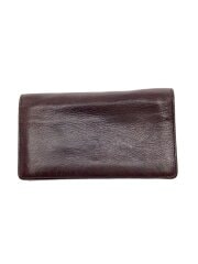 画像：長財布/レザー/BRW/無地/メンズ