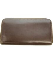 画像：長財布/レザー/BRW/無地/メンズ