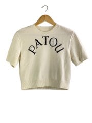 画像：半袖ニット/ニット・セーター(薄手)/WHT