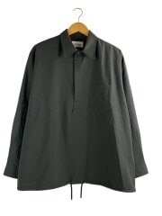 画像：長袖シャツ/2/ウール/GRY/無地/A24C02SH01C