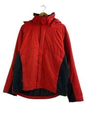 画像：90s/ナイロンジャケット/L/ポリエステル/RED/無地